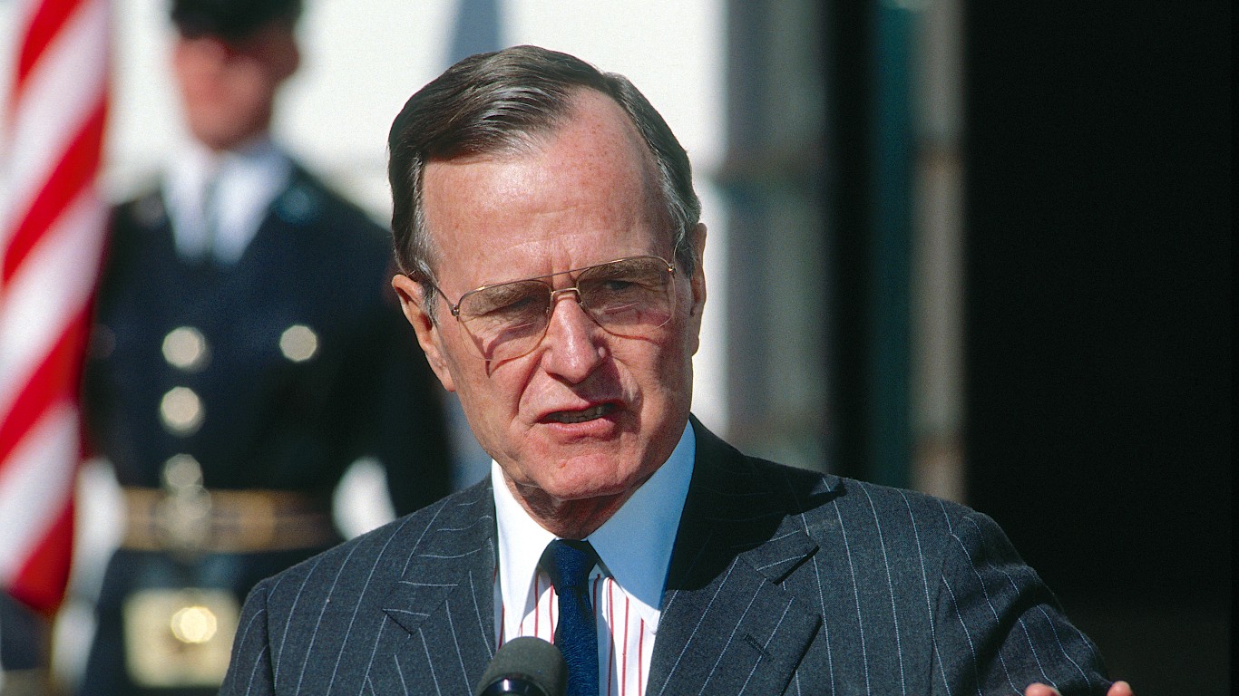 13. George H. W. Bush