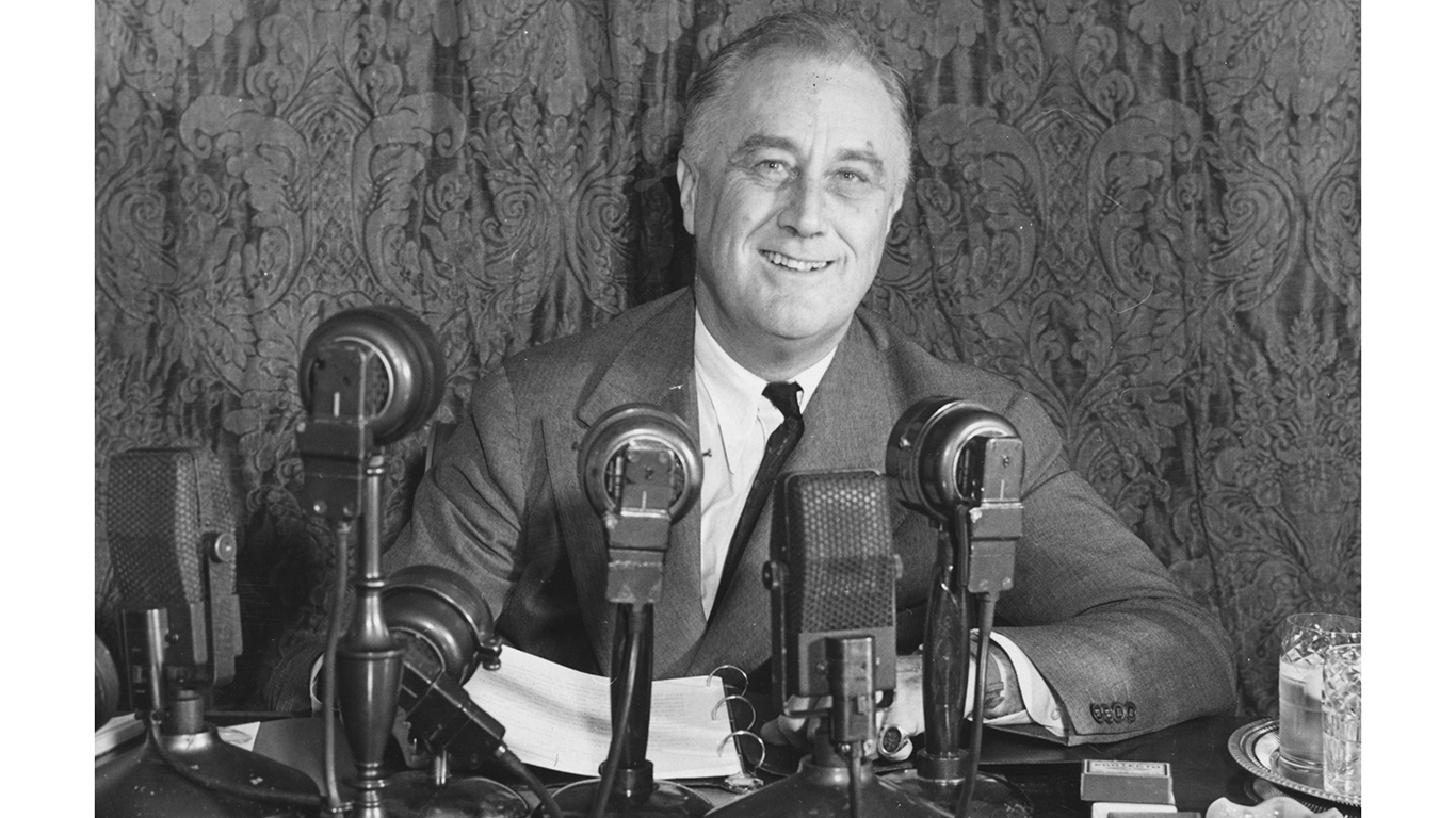 1. Franklin D. Roosevelt