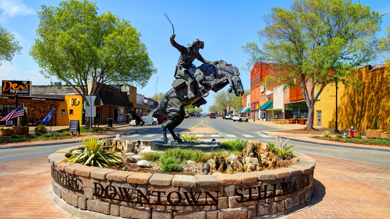8. Stillwater, OK (Payne County)