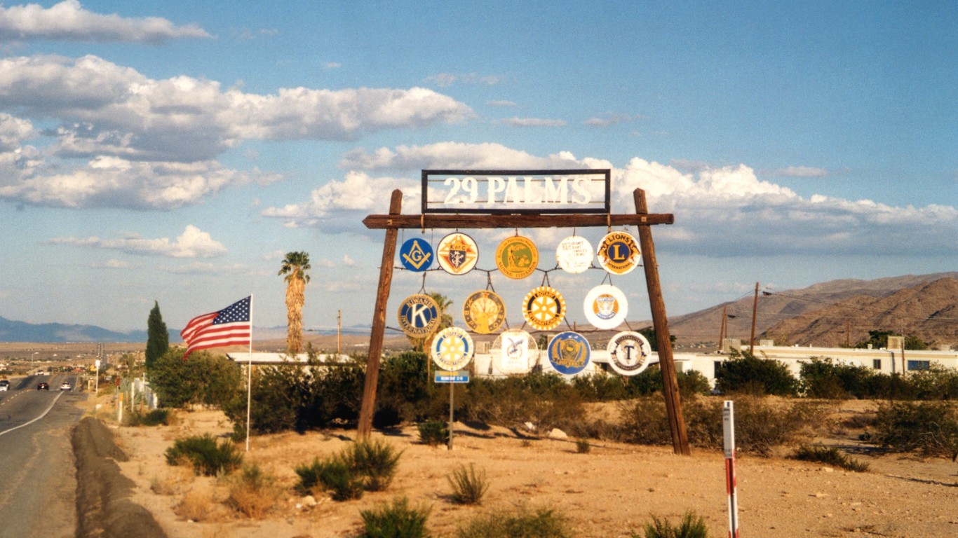 21. Twentynine Palms, CA