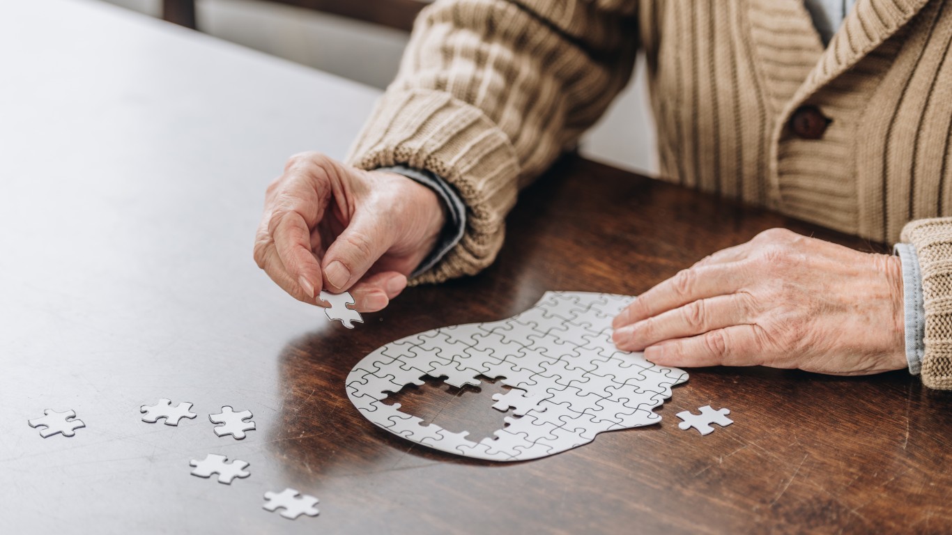 There are US States Where 10% of Seniors Are Diagnosed With Alzheimer's